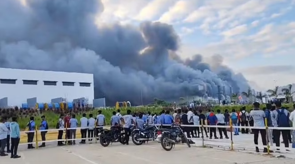 TATA Group's Electronic Plant Fire