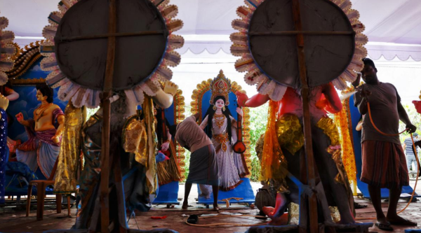 Bangladesh durga puja pandal