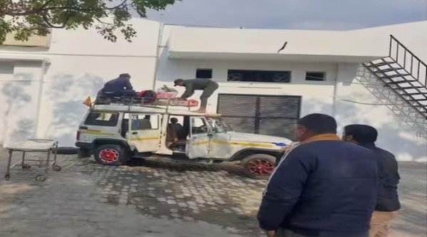 Where has humanity lost? Didn't have money to call an ambulance, so sister tied brother's dead body to the roof of a taxi and took it away