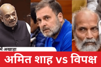 Lok Sabha: Opposition's protest, Rahul arrived wearing blue clothes, BJP MP injured
