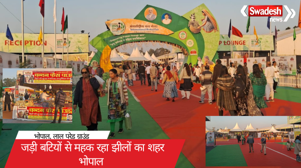 Bhopal, the city of lakes, is smelling of the fragrance of herbs.