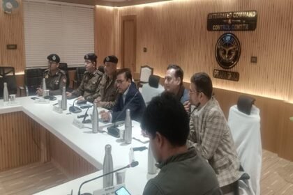 Before the Chief Minister's visit, Principal Secretary Urban Development, Principal Secretary PWD and ADG reviewed the preparations.