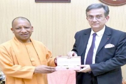 French Ambassador Dr. Thierry Mathu paid courtesy call on CM Yogi