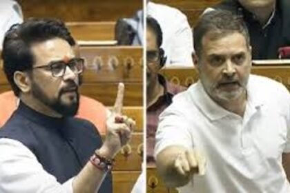 Anurag Thakur vs Rahul Gandhi in Lok Sabha