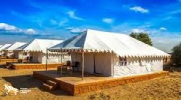 IRCTC's luxury tent city 'Mahakumbh Gram' is ready on the Arail bank of Sangam.