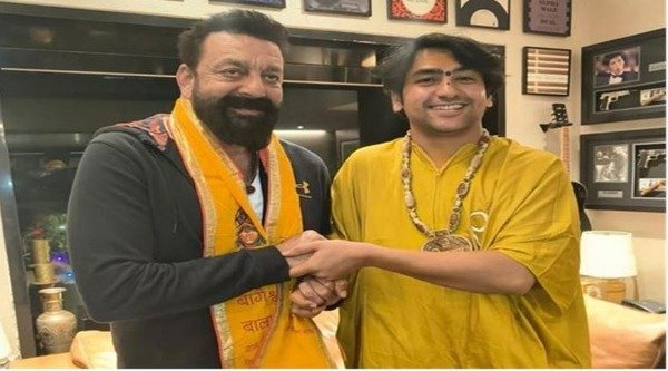 Pandit Dhirendra Krishna Shastri of Bageshwar Dham reached Sanjay Dutt's house, know what Shastri said