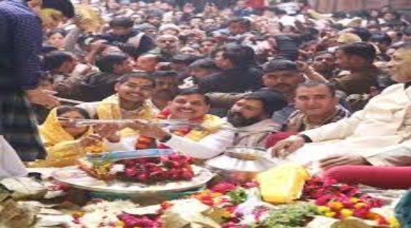 Chief Minister Dr. Yadav visited Banke Bihari Lal in Vrindavan