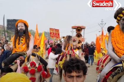 Glimpse of discipline and tradition seen in the grand cantonment entry march of Atal Akhara
