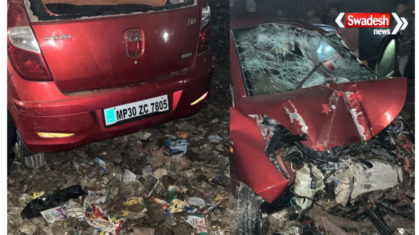 भिण्ड: भीषण सड़क हादसे में 2 की मौत।