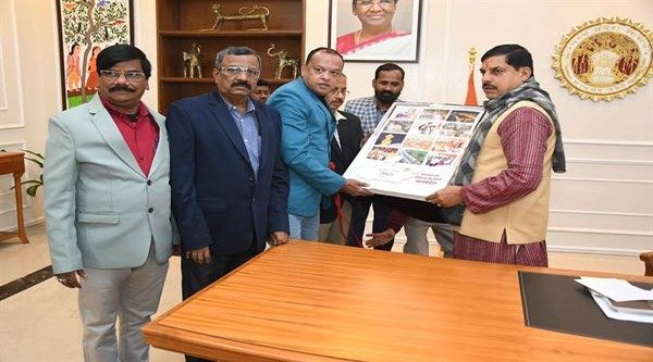 Chief Minister Dr. Yadav released the government calendar for the year 2025.
