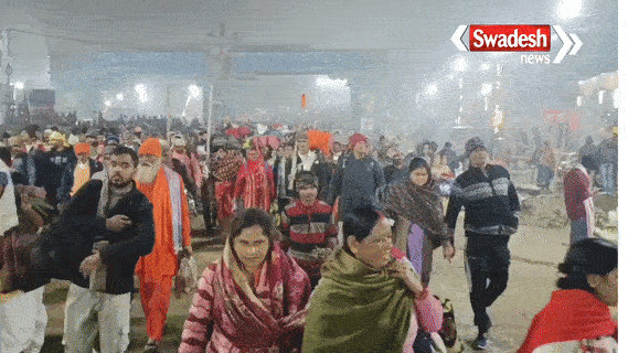 Maha Kumbh's grand confluence, crowd of devotees gathered