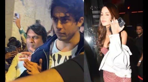 Aryan Khan spotted at New Year's party with rumored girlfriend Larissa Bonesi!