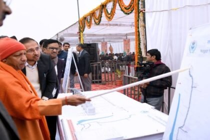 CM Yogi launches water purification project of drains falling into Rapti river