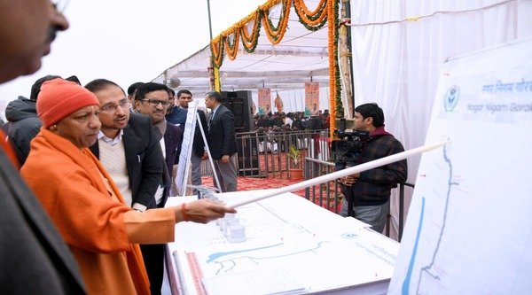 CM Yogi launches water purification project of drains falling into Rapti river