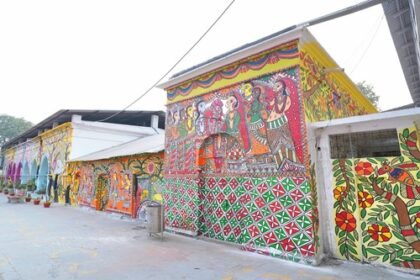 Prayagraj railway station decorated with amazing artefacts for Maha Kumbh