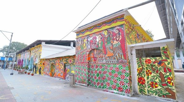 Prayagraj railway station decorated with amazing artefacts for Maha Kumbh