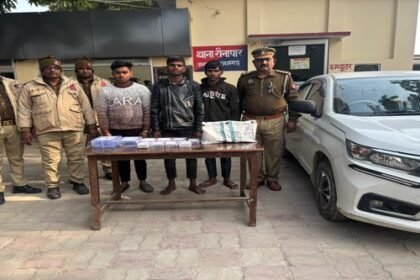Azamgarh: Big revelation by police, four robbers arrested including criminal injured in encounter, robbery busted in 72 hours!