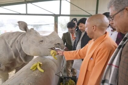 Chief Minister inaugurated Elephant Rescue Center in Shaheed Ashfaq Ullah Khan Zoological Park