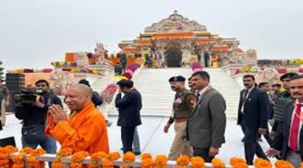 Chief Minister Yogi Adityanath will anoint Ram Lalla at 11 am.