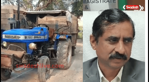 sand on bhind collector mafia attack