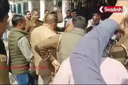 There was a fight between a constable and a police inspector