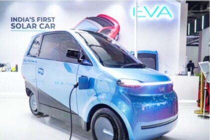 SOLAR CAR: Country's first solar car launched, travels 1 kilometer in 80 paise