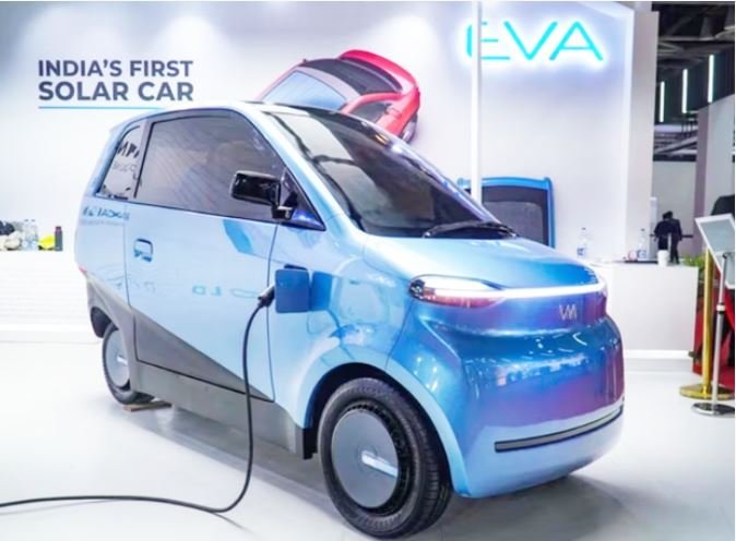 SOLAR CAR: Country's first solar car launched, travels 1 kilometer in 80 paise