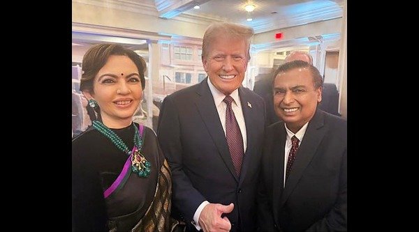 Mukesh Ambani attended dinner before Donald Trump's swearing-in