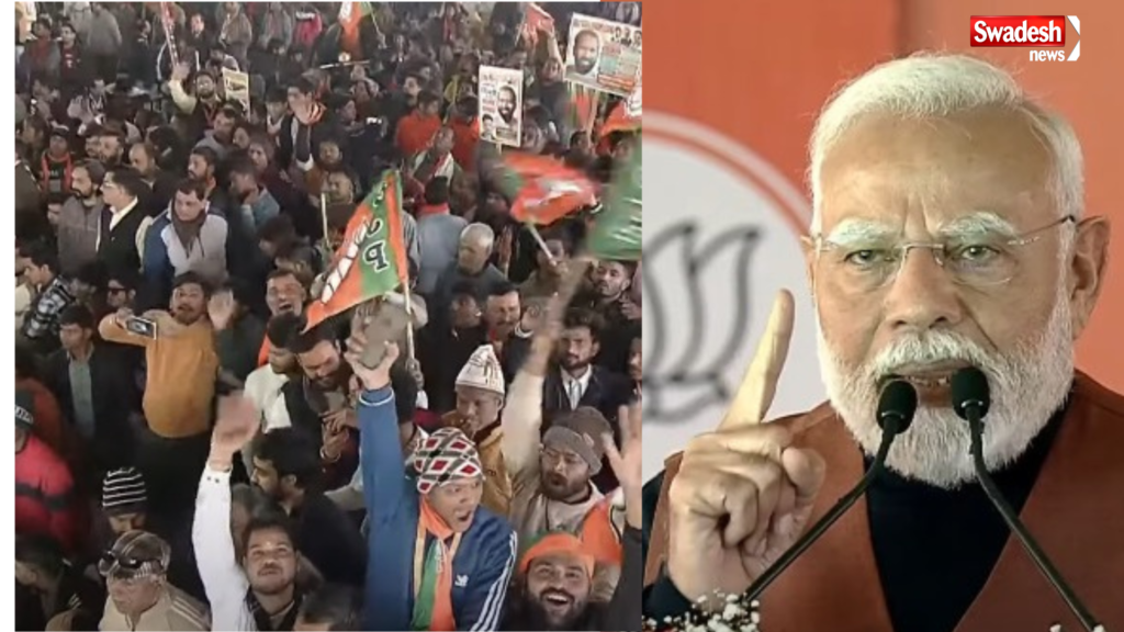 When the people of Delhi were struggling with Corona, their focus was on building Sheesh Mahal: PM Modi