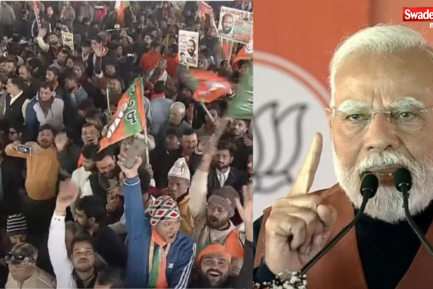 When the people of Delhi were struggling with Corona, their focus was on building Sheesh Mahal: PM Modi