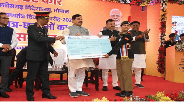 NCC is a source of confidence, discipline and enthusiasm for the youth: Chief Minister Dr. Yadav