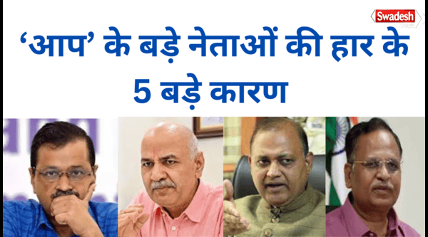 These 5 big reasons for the defeat of your big leaders