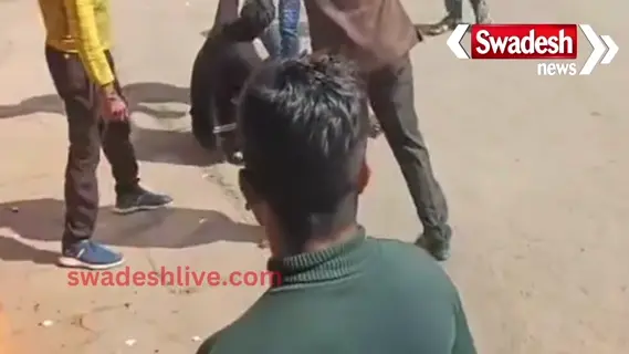 Young man brutally beaten