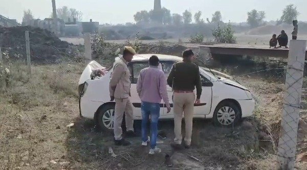 Jaipur: Two cars collide at Chaummu State Highway intersection.