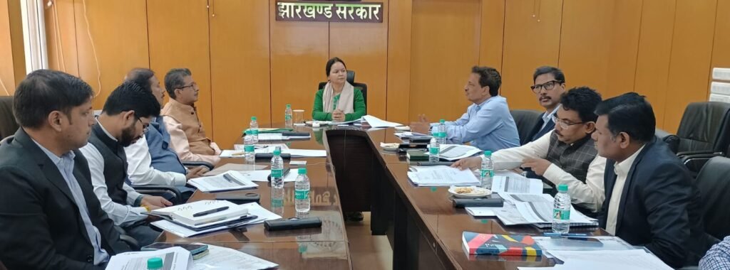 High Power Committee meeting under the chairmanship of Chief Secretary regarding Rural Infrastructure Development Fund and others
