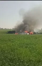 Indian Air Force Mirage 2000 aircraft crashes