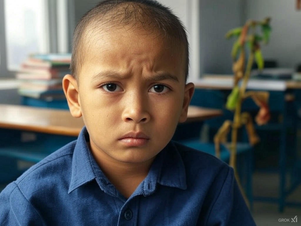 Causes of hair fall and baldness in school age children