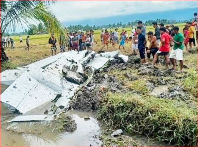 Philippines: American military plane meets with accident, 4 killed
