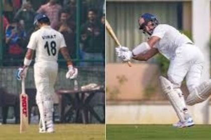 Ranji Trophy match: Pujara Rahane scored a century, Kohli disappointed