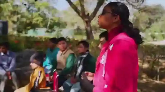 PM Modi's school, told children how to avoid stress, also gave exam tips