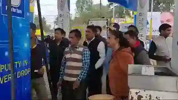 District Supply Officer inspected petrol pumps