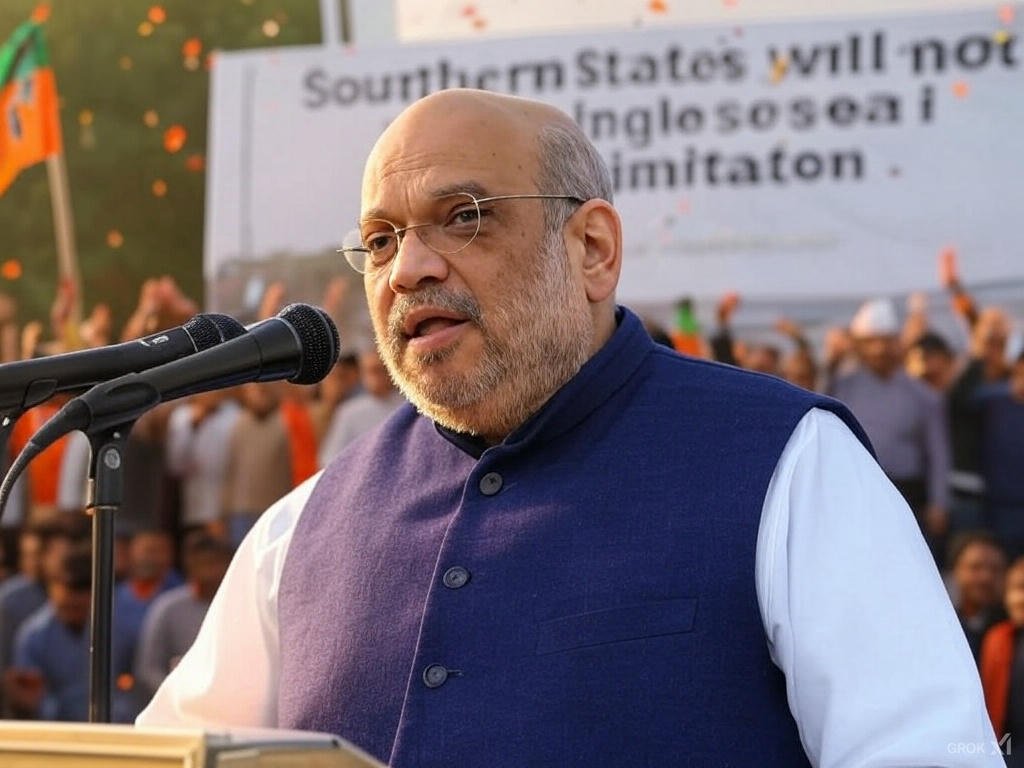 तमिलनाडु की चिंता दूर: शाह बोले- सीटें कम नहीं होंगी, डीएमके पर लगाए गंभीर आरोप