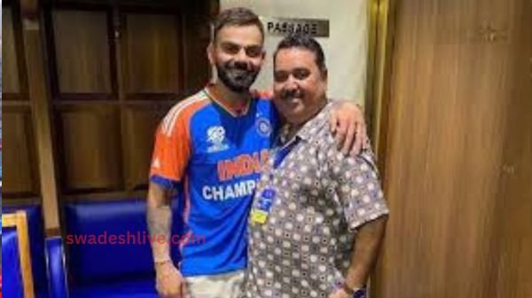After the century, Virat Kohli called his childhood coach Rajkumar Sharma
