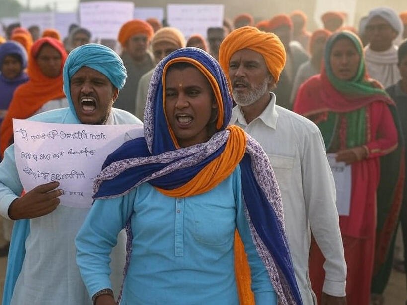 राजस्थान अलवर में पुलिस छापे के दौरान नवजात की मौत से आक्रोश, ग्रामीणों का धरना जारी
