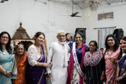 A grand celebration of Women's Day and Holi festival at Anand Dham Old Age Home