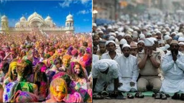 Lucknow: Ganga-Jamuni culture seen on Holi, Friday prayer time changed