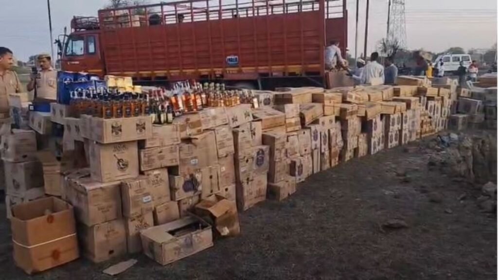 15,000 liters of illicit liquor destroyed in Firozabad, worth around Rs 1 crore