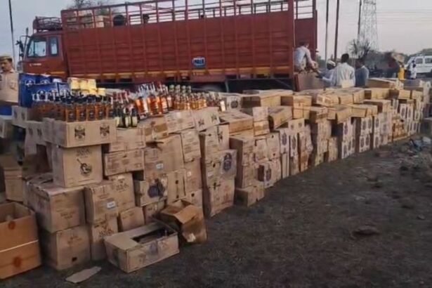 15,000 liters of illicit liquor destroyed in Firozabad, worth around Rs 1 crore