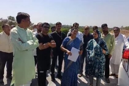 Road work from Bhopal Tiraha to Budhni, Rajya Sabha MP inspected