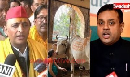 Uproar over Akhilesh Yadav's 'stench and cowshed' statement
